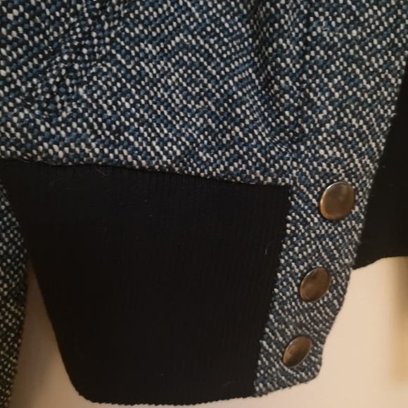 Cropped royal blue loveleygirl collection jacket. - Picture 2 of 4
